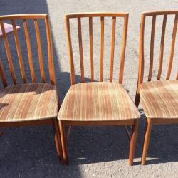 CLASSIC MID-CENTURY McINTOSH TEAK DINING CHAIRS