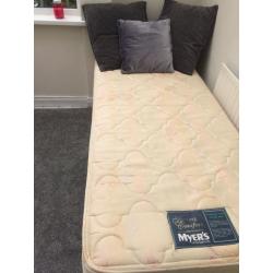 Myers single bed including excellent mattress. Belfast BT6