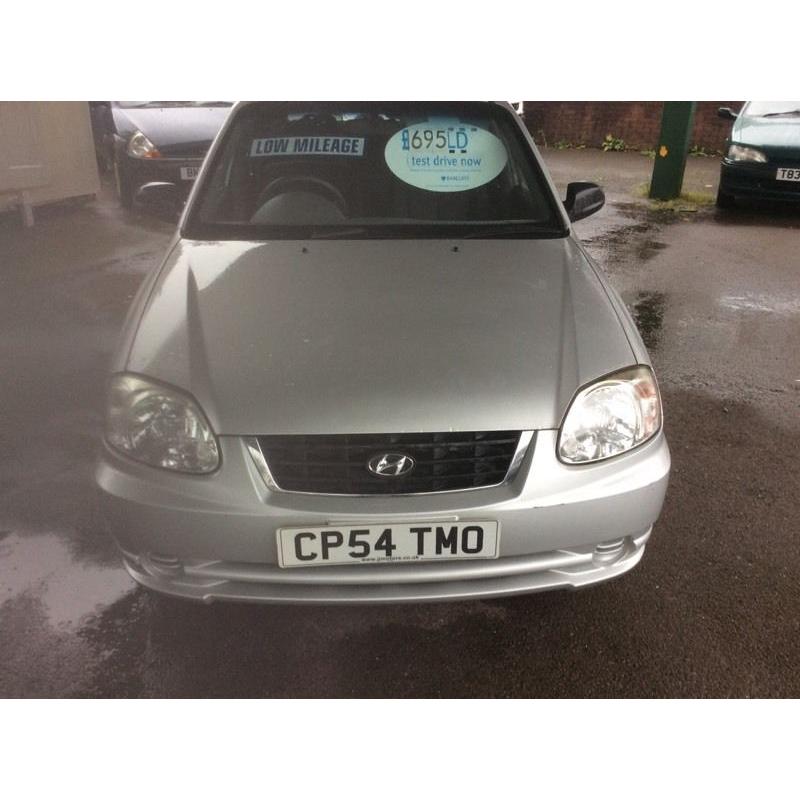 2004 Hyundai Accent 1.6 GSI-2 owners-82,000-12 months mot-fantastic driver and reliable
