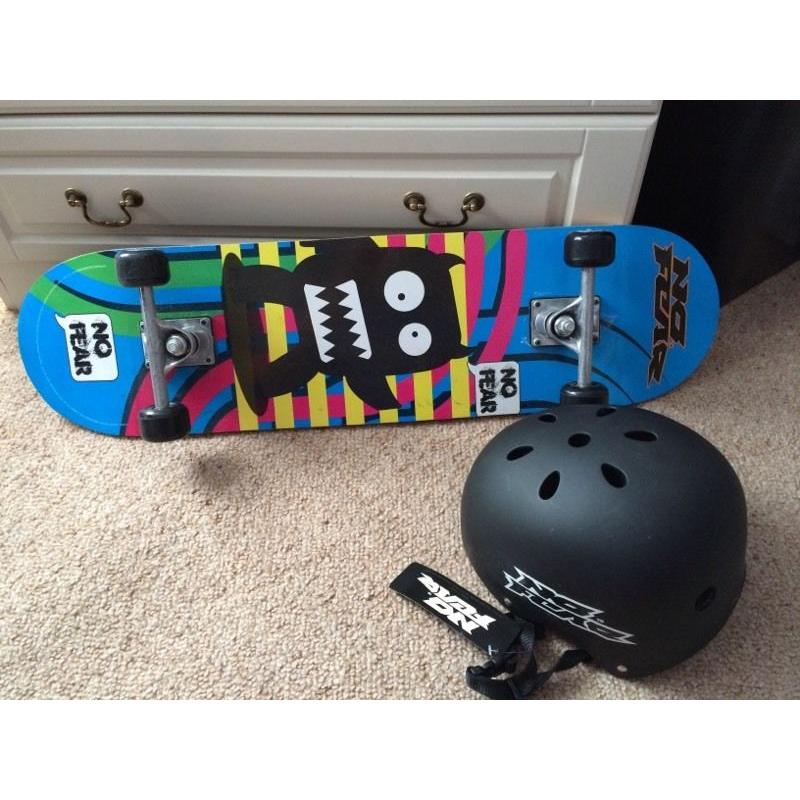 Skateboard & Helmet