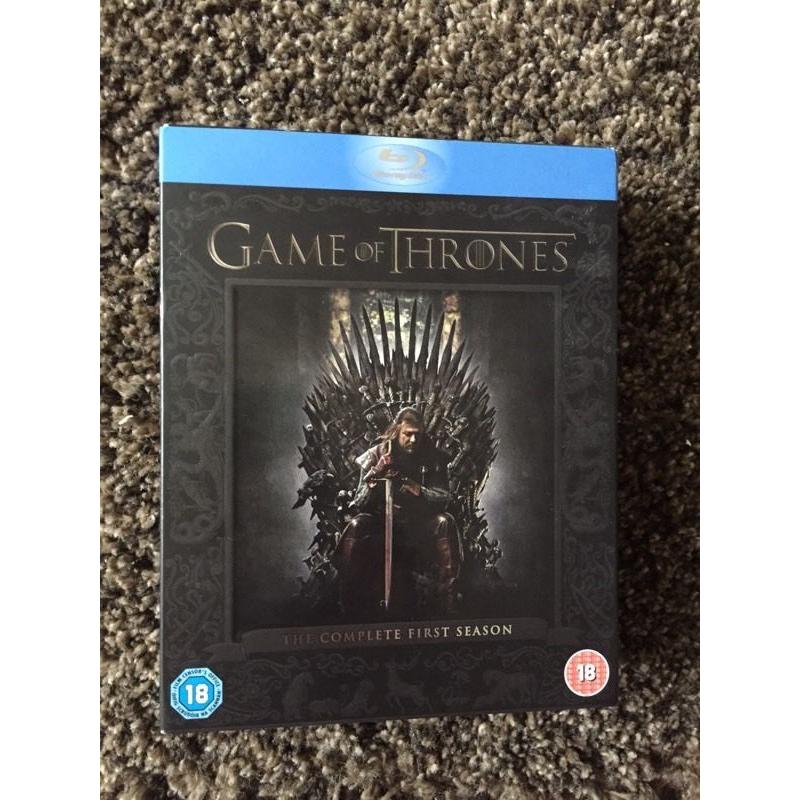 Game of thrones season 1 on blu ray