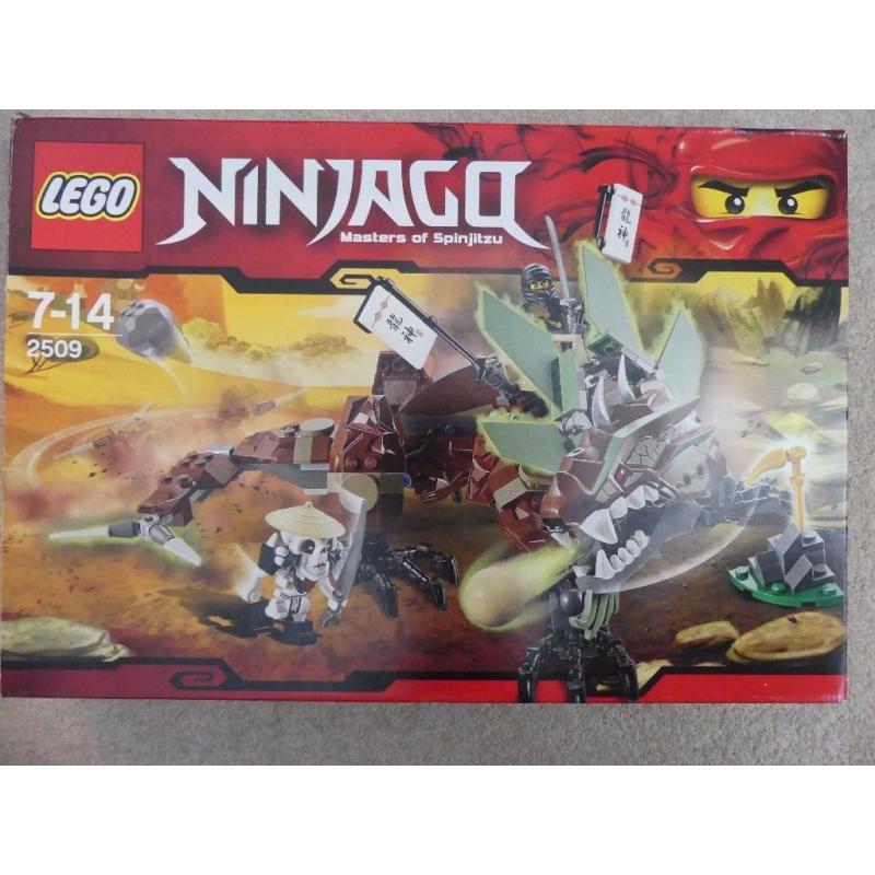 Used Toy, boxed, Lego Ninjago - Earth Dragon Defence (2509), complete with instructions