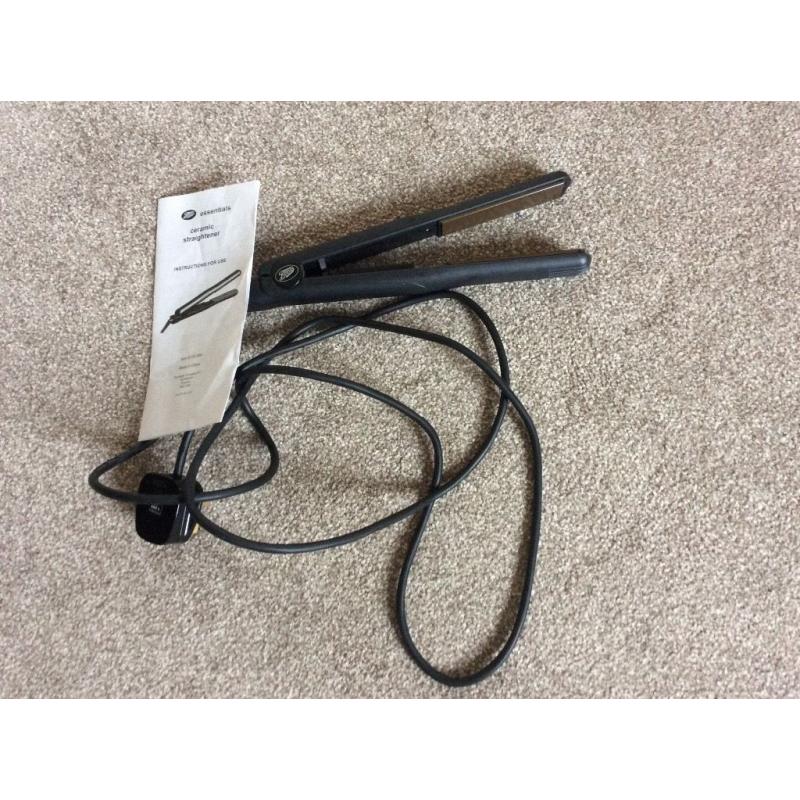 Boots ceramic hair straighteners.