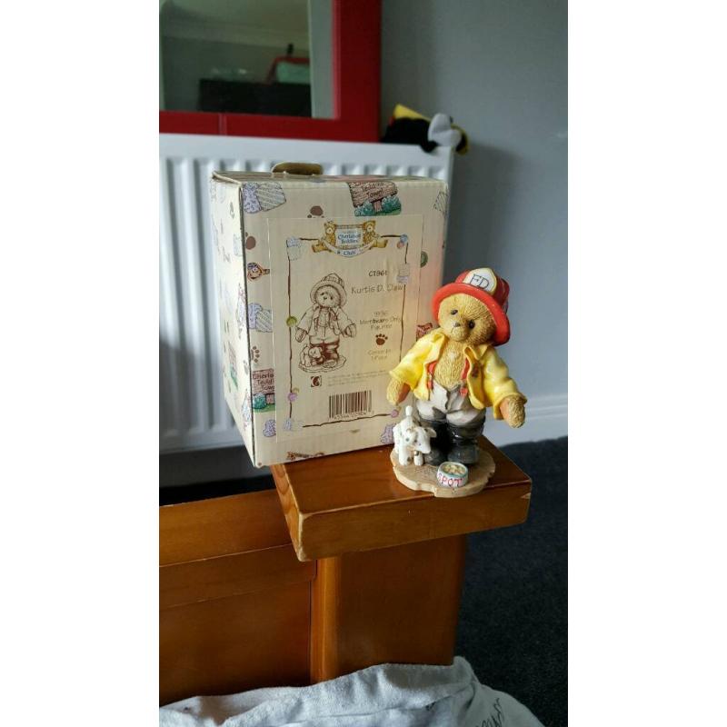 Fire man cherished teddy