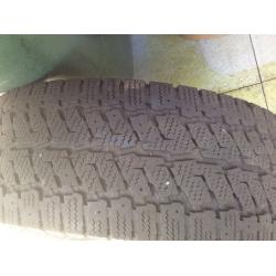 Winter tyres (nord frost) and steel wheels for VW t5