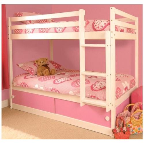 White Bunk Bed Frame