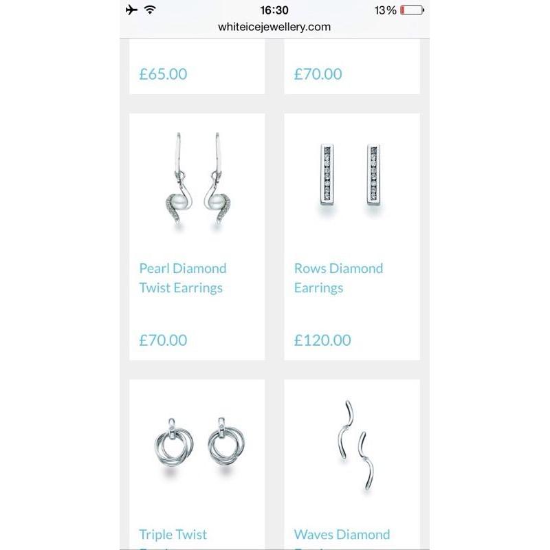 Diamond earrings