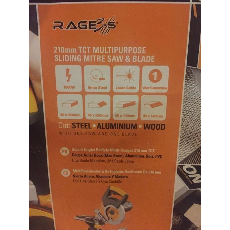 Evolution sliding mitre saw