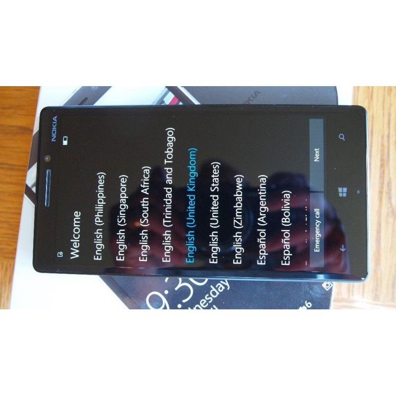 Nokia (Microsoft) Lumia 930 Black (Unlocked) 32Gb 20Mp 4G LTE Windows 10 Smartphone