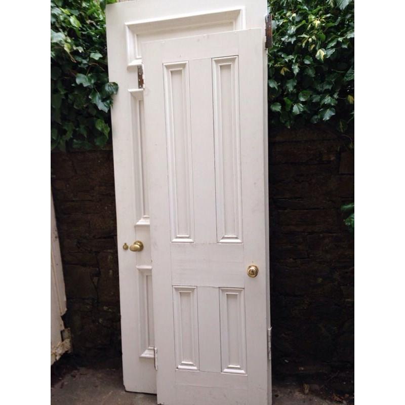3 solid wooden Victorian doors