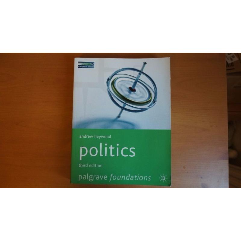 Politics Third Edition by Andrew Heywood