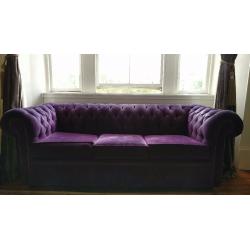 Chesterfield 3 piece and 2 piece sofa bed - URGENT COLLECTION TODAY