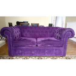 Chesterfield 3 piece and 2 piece sofa bed - URGENT COLLECTION TODAY
