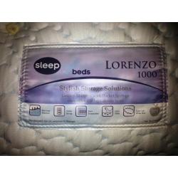 King-size Divan Bed, Mattress & Headboard