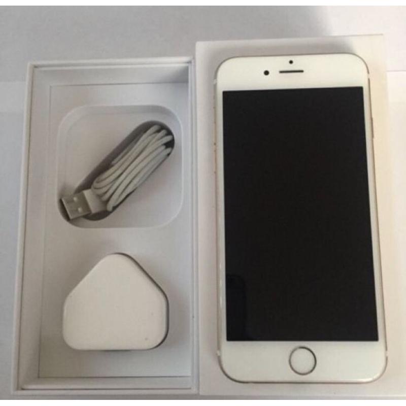 iPhone 6 White/Gold 16gb
