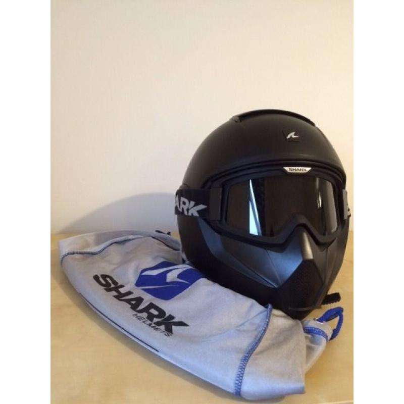 Shark Vancore Motorbike Helmet For Sale (LARGE / MATTE BLACK)