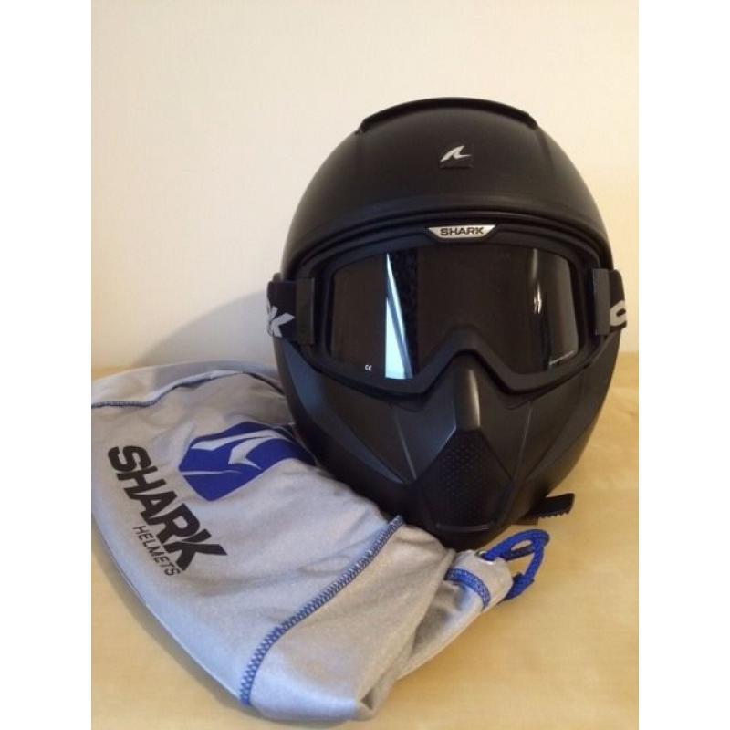 Shark Vancore Motorbike Helmet For Sale (LARGE / MATTE BLACK)
