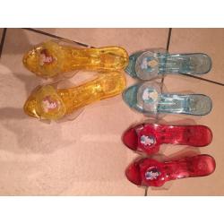 Princess shoes, Disney dressing up