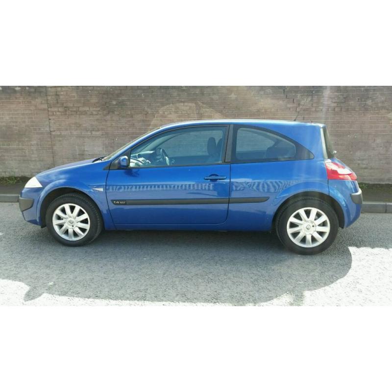 2006 / 56 Renault Megane Extreme. 12 Month MOT. 69,000 miles. Fiesta corsa punto astra accent