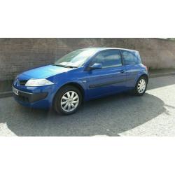 2006 / 56 Renault Megane Extreme. 12 Month MOT. 69,000 miles. Fiesta corsa punto astra accent