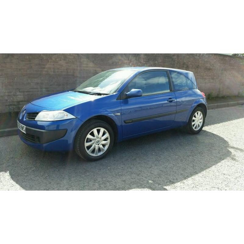 2006 / 56 Renault Megane Extreme. 12 Month MOT. 69,000 miles. Fiesta corsa punto astra accent
