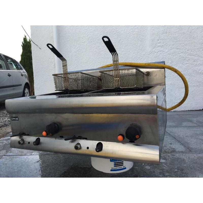 Lincat gas fryer