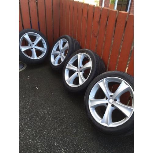 20 inch Mercedes alloy wheels