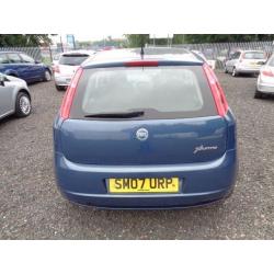 FIAT PUNTO ACTIVE 2007 1242cc 5 DOOR HATCHBACK BLUE 46,000 MILES MOT TILL 29/03/17