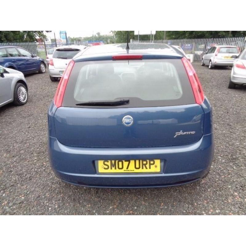 FIAT PUNTO ACTIVE 2007 1242cc 5 DOOR HATCHBACK BLUE 46,000 MILES MOT TILL 29/03/17