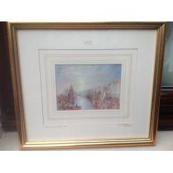 SET OF 6 TATE GALLERY LIMITED EDITION TURNER PRINTS EXCELLENT CONDITION