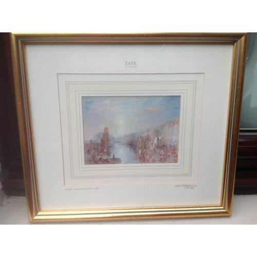 SET OF 6 TATE GALLERY LIMITED EDITION TURNER PRINTS EXCELLENT CONDITION