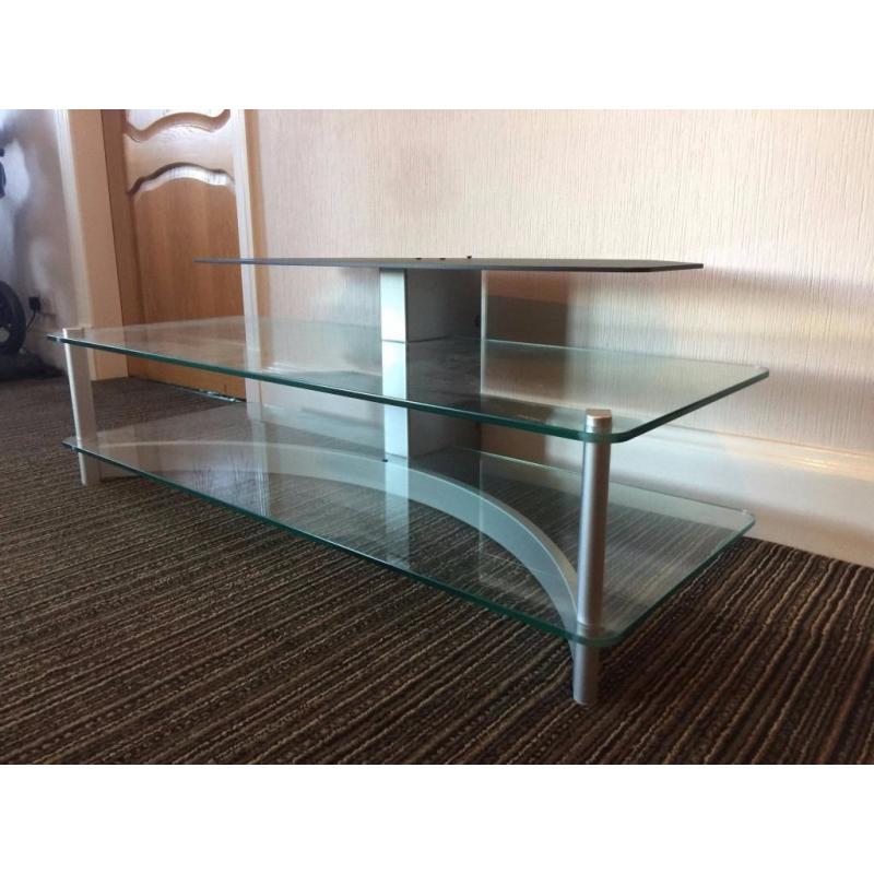 Glass TV Stand - Perfect Condition