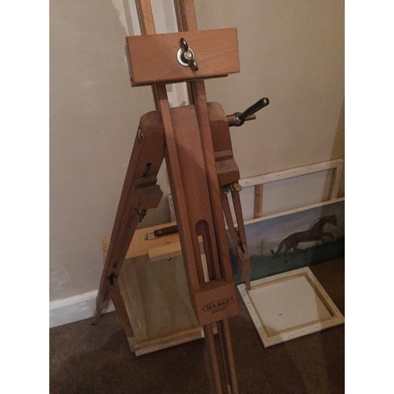 Artists travel easel