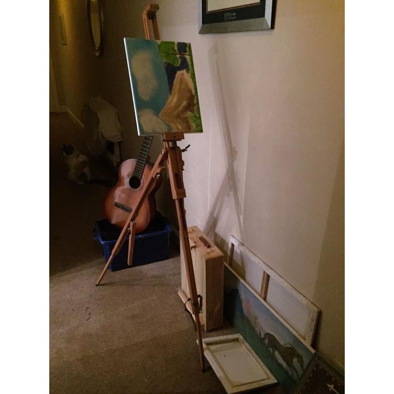 Artists travel easel