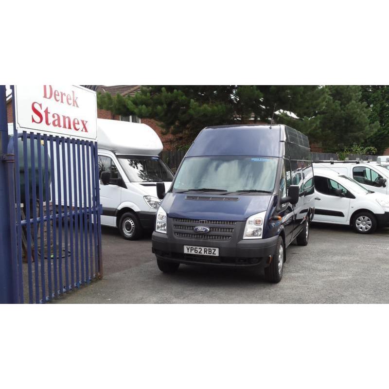 2013 FORD TRANSIT JUMBO 4 METER VAN 125 BHP,METALIC BLUE,SIX SPEED,84K,cars