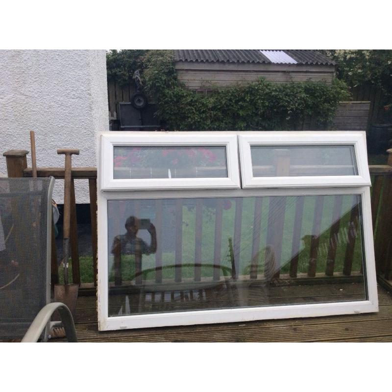 White double glazed window