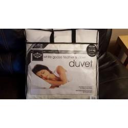 Unopened Super King Goose Feather 13.5 tog