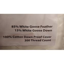 Unopened Super King Goose Feather 13.5 tog