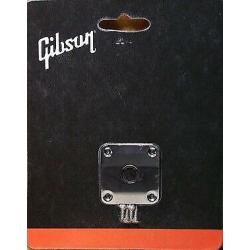 Gibson Pure Jack Plate, Nickel. Curved. Les Paul. PRJP-040. NEW!