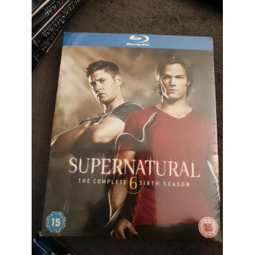 Supernatural season 6 blu ray. NEW SEALED