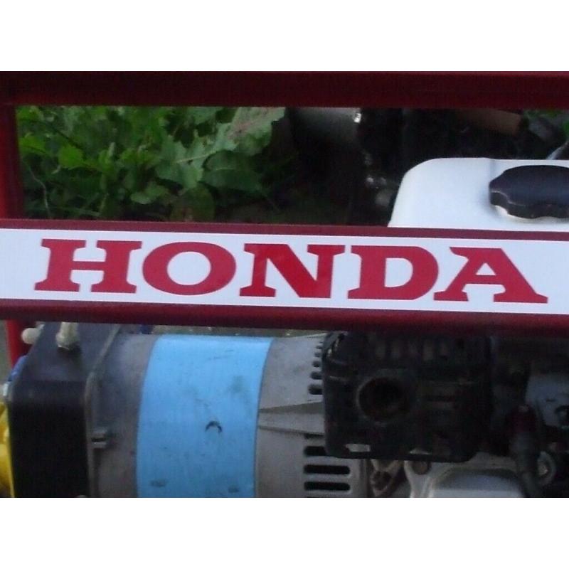(J)2.2KW TOP OF THE RANGE GENUINE HONDA GENERATOR WITH LOW OIL AUTOMATIC SHUTDOWN