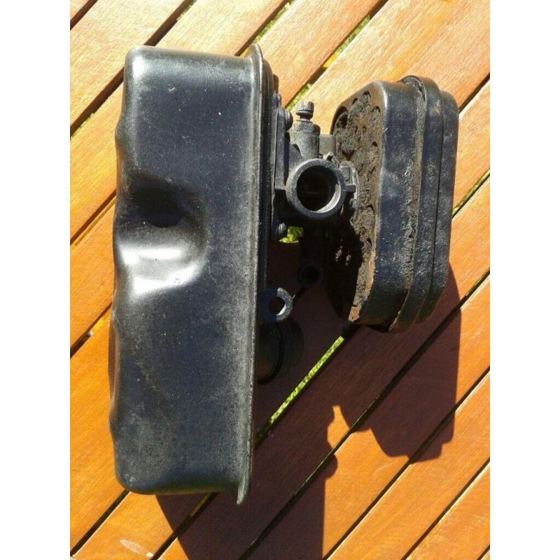 mountfield empress petrol tank/air filter.