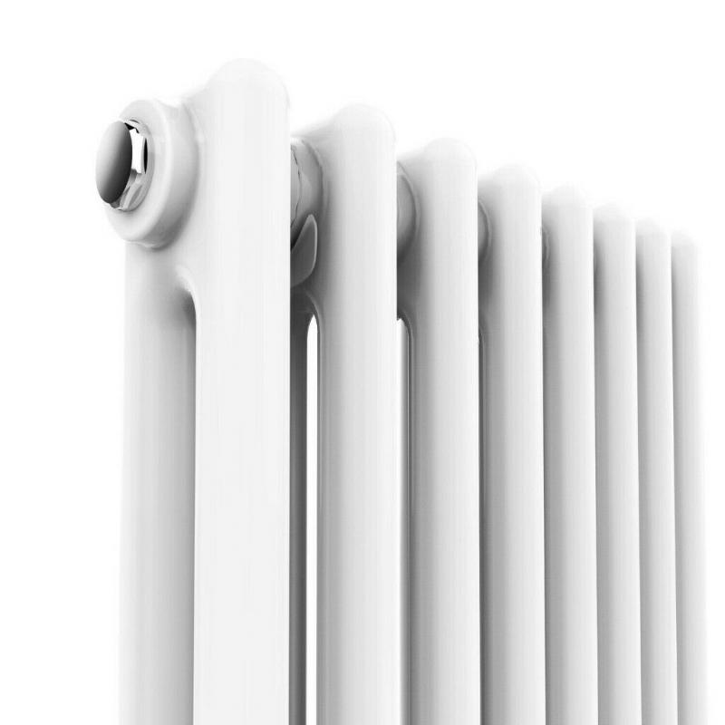 +SALE+ 300x1505mm White 2 Column Traditional Radiator
