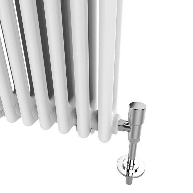 +SALE+ 300x1505mm White 2 Column Traditional Radiator