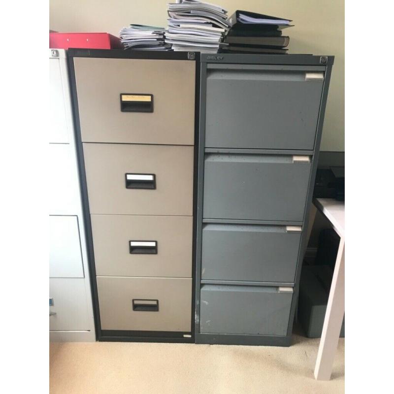 Bisley 4-drawer Filing Cabinet