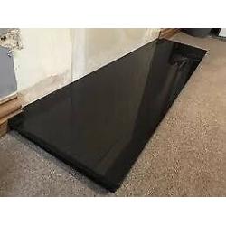 48 inch Black Granite Back and Hearth Set ( Brand New )