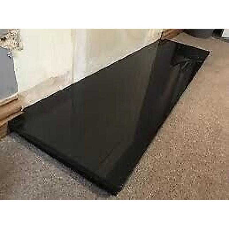 48 inch Black Granite Back and Hearth Set ( Brand New )