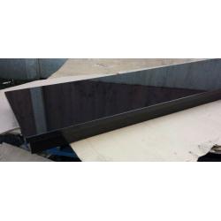 48 inch Black Granite Back and Hearth Set ( Brand New )