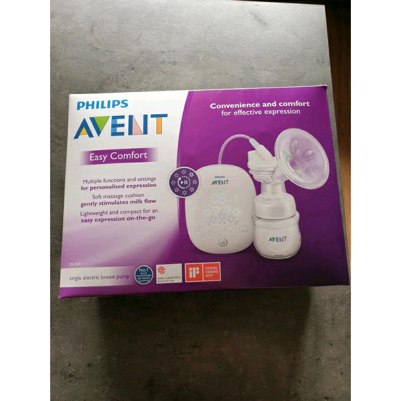 NEW Avent Electric Breast Pump and Bottle set