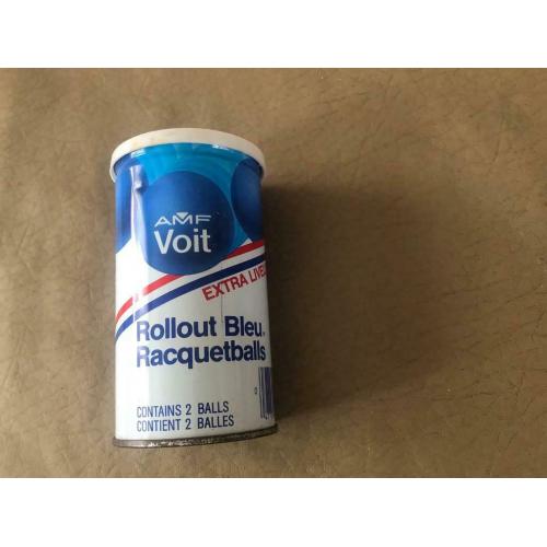 AMF Voit Rollout Blue Racquetball Can 2 Balls